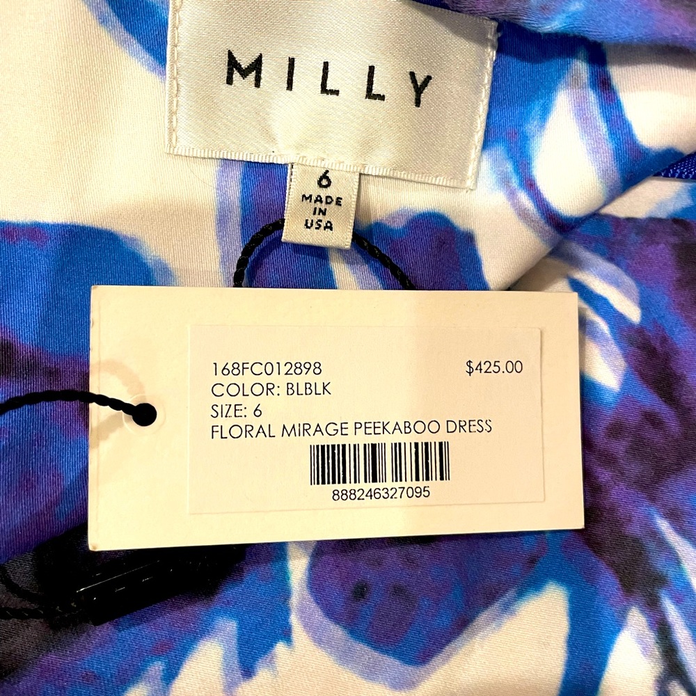 NWT gorgeous Milly dress with cut-out details. Perfect for vacation/date night
